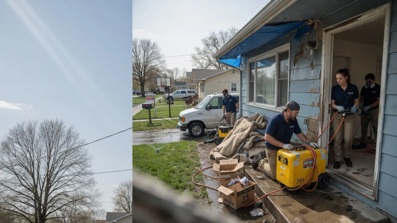 Basement Flood Cleanup in Franklinville, NY near me
